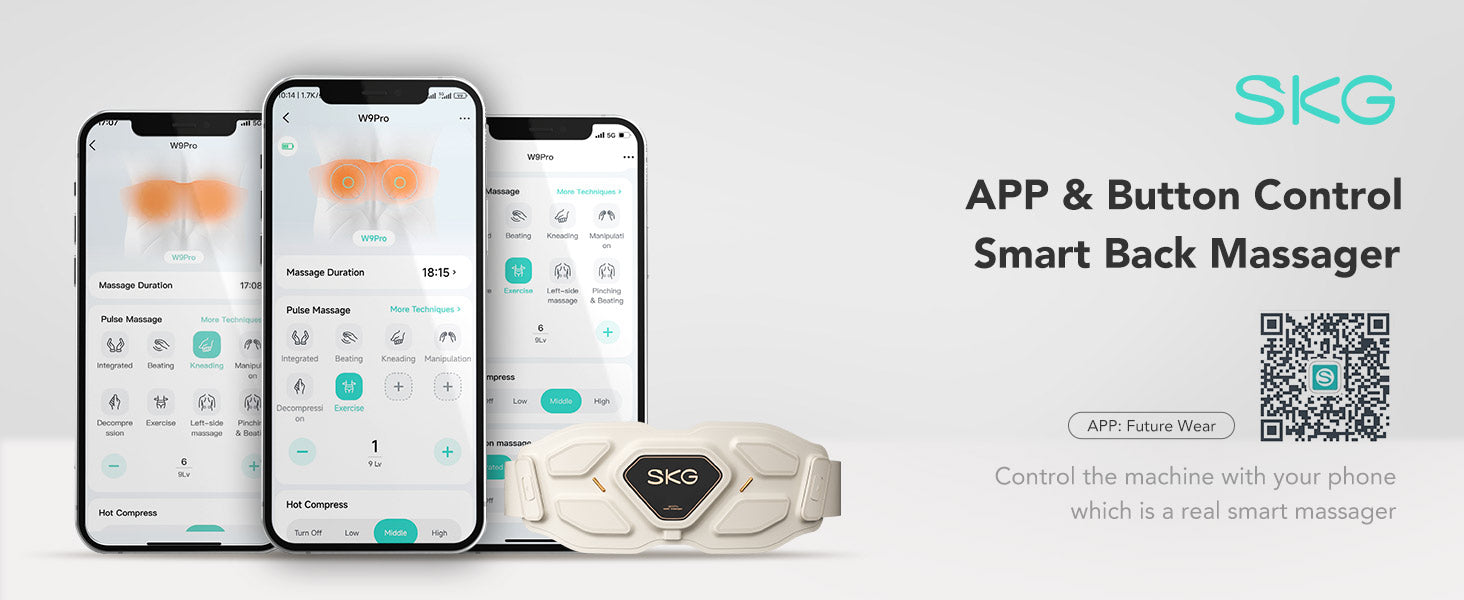 SKG W9 Pro Waist Massager