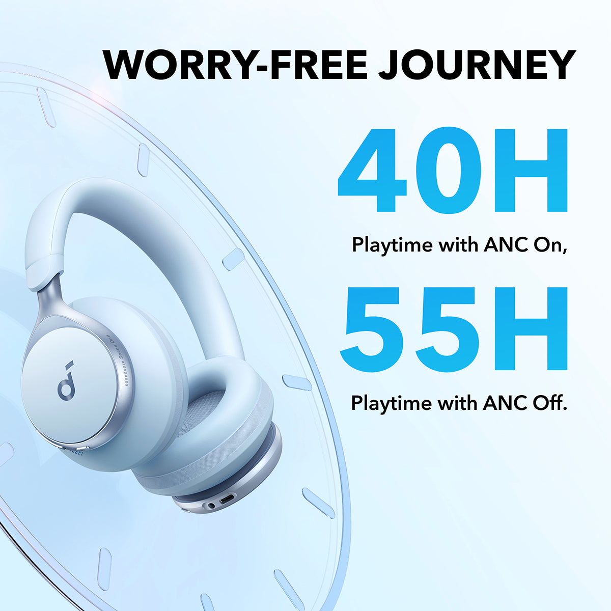 soundcore Space One | Active Noise Cancelling Headphones