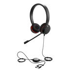Jabra Evolve 20 SE - Professional corded headset with easy call management and great sound for calls and music