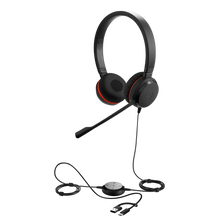 Jabra Evolve 20 SE - Professional corded headset with easy call management and great sound for calls and music