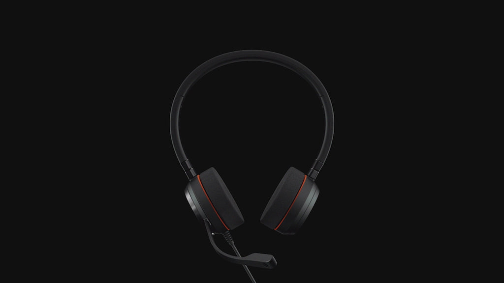 Jabra Evolve 20 SE - Professional corded headset with easy call management and great sound for calls and music