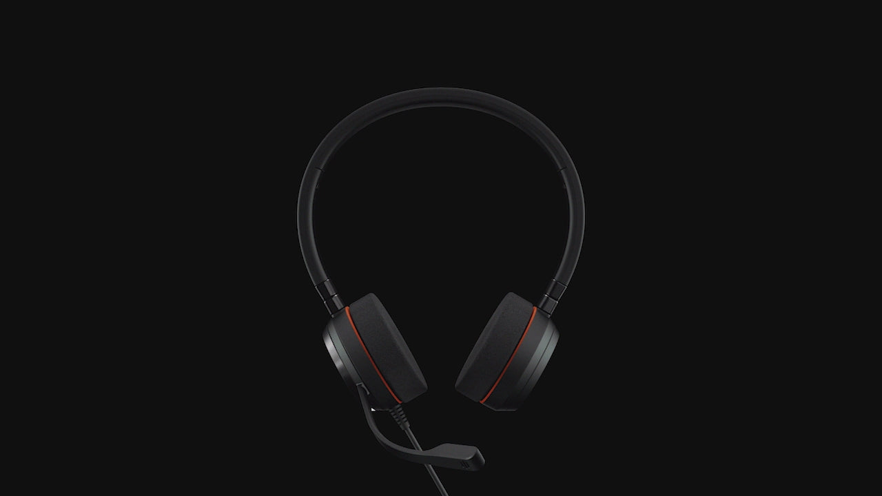 Jabra Evolve 20 SE - Professional corded headset with easy call management and great sound for calls and music